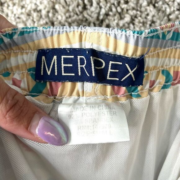 Meripex Swim Trunks Men’s Small Tribal Print 4” - Picture 3 of 6